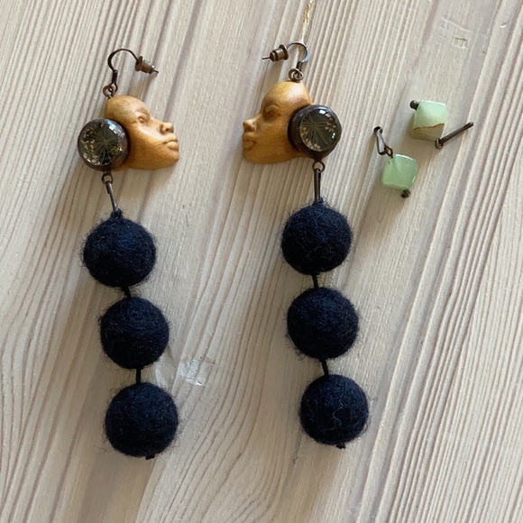 Boho Handmade earrings - Picture 3 of 8